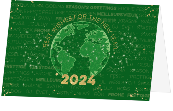 Kerstkaart - Groene Wereld 2024